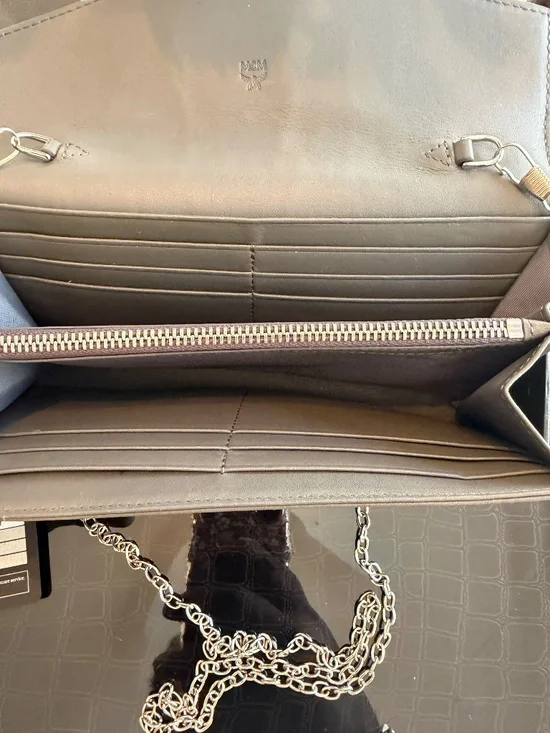 MCM Patricia clutch bag grey - Picture 8 of 8